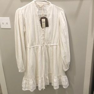 Women’s Anthropologie White Dress XS